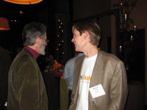 John Cook working the room