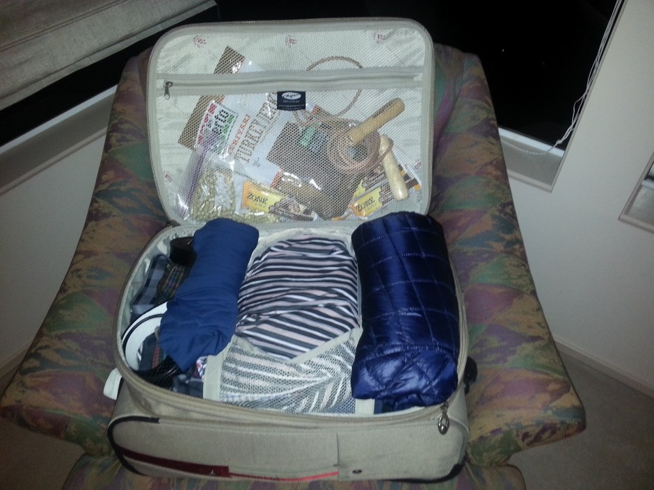 Packed for a two-month trip in a carry on